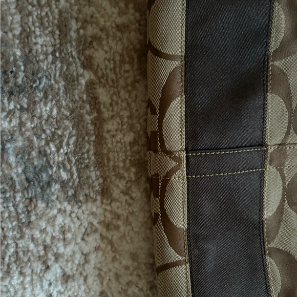 Coach Brown Leather Tote - Picture 3 of 5